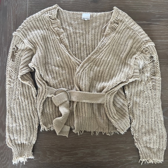 12th Tribe Upper East Side Belted Cardigan - Picture 1 of 7